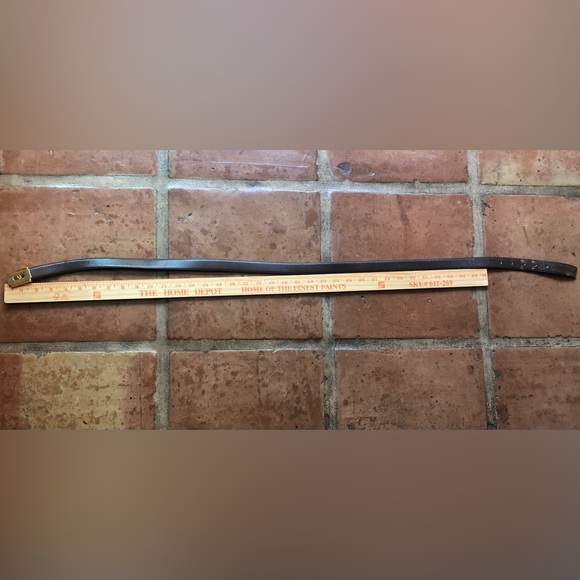 Christian Dior Monsieur leather belt 38 CD - Picture 2 of 5